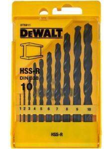  10  DEWALT   HSS-R DIN 338 1-10  DT5911