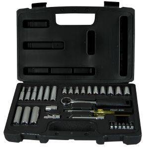 ΣΕΤ STANLEY 20 ΤΕΜ 1/4\'\' ΚΑΣΤΑΝΙΑ ΣΤΡΟΓΓΥΛΗ ΜΕ ΠΡΟΕΚΤΑΣΗ ΚΑΙ ΚΑΡΥΔΑΚΙΑ ΧΡΩΜΙΟΥ + ΜΥΤΕΣ 1-94-649 ΣΕΤ STANLEY 20 ΤΕΜ 1/4\'\' ΚΑΣΤΑΝΙΑ ΣΤΡΟΓΓΥΛΗ ΜΕ ΠΡΟΕΚΤΑΣΗ ΚΑΙ ΚΑΡΥΔΑΚΙΑ ΧΡΩΜΙΟΥ + ΜΥΤΕΣ 1-94-649