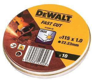  INOX 10  DEWALT 115MM DT3506