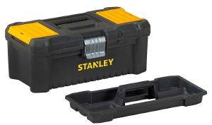 EΡΓΑΛΕΙΟΘΗΚH STANLEY ESSENTIAL ΜΕ ΜΕΤΑΛΛΙΚΟΥΣ ΜΕΝΤΕΣΕΔΕΣ + 2 ΤΑΜΠΑΚΙΕΡΕΣ + ΔΙΣΚΟ 16&#039;&#039; STST1-75518