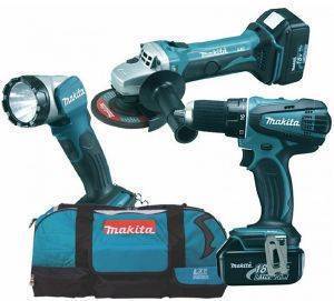  MAKITA 18V DDF456D +   18V DGA452D+ LED 18V 2X 3AH LI-ION+