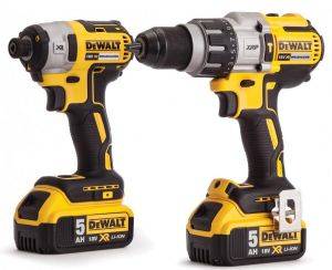  DEWALT 13MM 18V XR 5 LI-ION DCD996P2B+  BRUSHLESS BT DCF887P2B