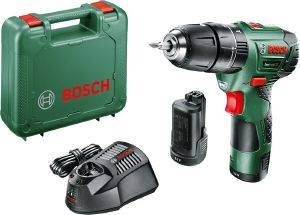 ΔΡΑΠΑΝΟΚΑΤΣΑΒΙΔΟ ΜΠΑΤΑΡΙΑΣ BOSCH EASY DRILL 12-2 12V LI-ION 2X2.5AH 2 ΤΑΧΥΤΗΤΩΝ ΒΑΛΙΤΣΑ 060397290X