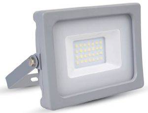 V-TAC 5798 20W LED FLOODLIGHT GREY BODY SMD 3000K WARM WHITE
