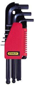 STANLEY ΚΛΕΙΔΙΑ ΑΛΛΕΝ STANLEY ΜΕ ΣΦΑΙΡΙΚΗ ΚΕΦΑΛΗ SET 9 ΤΕΜ. 0-69-256