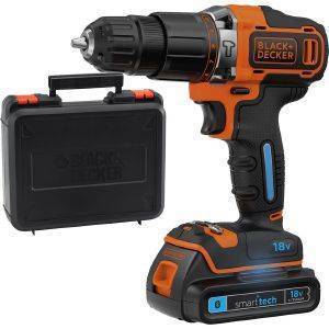 ���������������� ��������� ��������� BLACK & DECKER 18V LI-ION 1.5AH SMARTECH ��������� BDCHD18KST