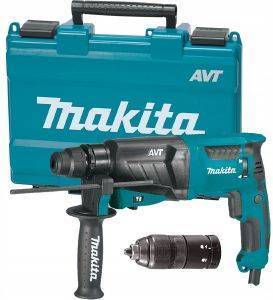 MAKITA ΠΙΣΤΟΛΕΤΟ ΗΛΕΚΤΡΙΚΟ ΠΝΕΥΜΑΤΙΚΟ MAKITA 26MM 800WATT SDS PLUS AVT ΜΕ ΤΑΧΥΤΣΟΚ HR2631FT