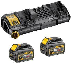    + 2  DEWALT XR FLEXVOLT 18V / 54V 6AH DCB546 DCB132T2