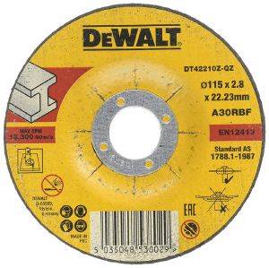 ΔΙΣΚΟΣ ΚΟΠΗΣ ΜΕΤΑΛΛΟΥ DEWALT Φ115 ΚΟΥΡΜΠΑΡΙΣΤΟΣ DT42210Z ΔΙΣΚΟΣ ΚΟΠΗΣ ΜΕΤΑΛΛΟΥ DEWALT Φ115 ΚΟΥΡΜΠΑΡΙΣΤΟΣ DT42210Z