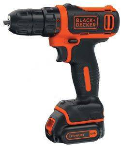 ΔΡΑΠΑΝΟΚΑΤΣΑΒΙΔΟ ΜΠΑΤΑΡΙΑΣ BLACK - DECKER 10MM 10.8V LI-ION 1.5AH BDCD12