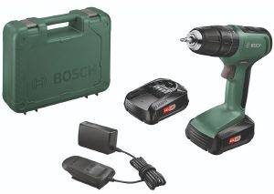    BOSCH UNIVERSALDRILL 18V 2X 1.5AH LI-ION 06039C8101