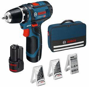   BOSCH PRO GSR 12V-15 LI-2 2X 2AH LI-ION+39 ACCESSORIES 0615990GB0