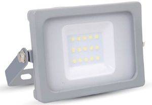 LED FLOODLIGHT V-TAC SMD SLIM 10W 5782 GREY COOL WHITE