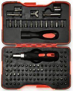 CABLEXPERT TK-SD-08 RATCHET SCREWDRIVER BIT SET, 101 TMX