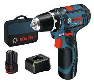 ΔΡΑΠΑΝΟΚΑΤΣΑΒΙΔΟ ΜΠΑΤΑΡΙΑΣ BOSCH PRO GSR 12V-15 LI-2 2X 2AH LI-ION ΤΣΑΝΤΑ 060186810F