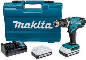   MAKITA 18V LI-ION 2X 1.5AH + 74  HP457DWE10