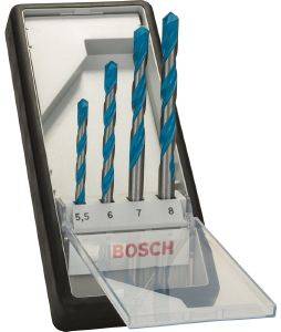 ΣΕΤ 4 ΤΕΜ ΤΡΥΠΑΝΙΑ ΠΟΛΛΑΠΛΩΝ ΧΡΗΣΕΩΝ BOSCH CYL-9 MULTI CONSTRUCTION ROBUST LINE 2607010522