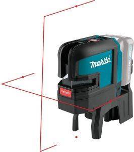 MAKITA ΓΡΑΜΜΙΚΟ ΛΕΪΖΕΡ ΜΠΑΤΑΡΙΑΣ MAKITA 10,8V / 12VMAX - 2 ΓΡΑΜΜΏΝ/4 ΣΗΜΕΊΩΝ - ΚΟΚΚΙΝΟ SK106DZ