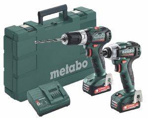 COMBO SET  METABO 12 VOLT 2.7.5 BL POWERMAXX SB 12 BL & POWERMAXX SSD 12 BL (6.85165.00)