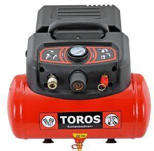 ΑΕΡΟΣΥΜΠΙΕΣΤΗΣ TOROS OILFREE ΜΟΝΟΜΠΛΟΚ 1,5HP 6LT (602036)