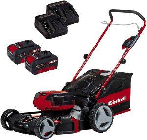 ΜΗΧΑΝΗ ΓΚΑΖΟΝ ΜΠΑΤΑΡΙΑΣ EINHELL GE-CM 36/47 HW LI ION 18V 2X4AH BRUSHLESS 47CM 3413160