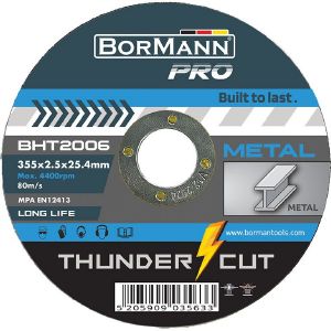 ΔΙΣΚΟΣ ΚΟΠΗΣ THUNDER-CUT ΣΙΔΗΡΟΥ BORMANN BHT2006 355X2.5X25.4MM 10ΤΕΜ (035633) ΔΙΣΚΟΣ ΚΟΠΗΣ THUNDER-CUT ΣΙΔΗΡΟΥ BORMANN BHT2006 355X2.5X25.4MM 10ΤΕΜ (035633)