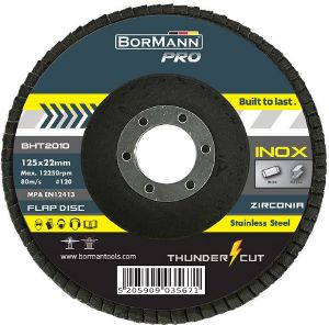   THUNDER-CUT INOX   BORMANN  BHT2010 125X22 #120 20 (035671)