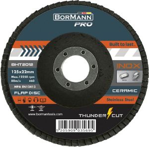   THUNDER-CUT INOX   CERAMIC  BORMANN  BHT2012 125X22 #60 20 (035695)