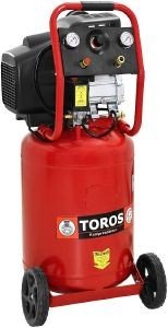 TOROS ΑΕΡΟΣΥΜΠΙΕΣΤΗΣ TOROS ΜΟΝΟΜΠΛΟΚ ΚΑΘΕΤΟΣ 50LT - 2.5 HP (40121)