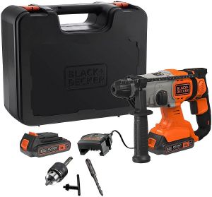    BLACK & DECKER 18V 2X 2.5AH LI-ION SDS PLUS  BCD900E2K