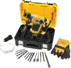 ��������� ��������� ���������� DEWALT SDS PLUS 1000WATT 4.2J 32MM + �������� + �������� D25417KT