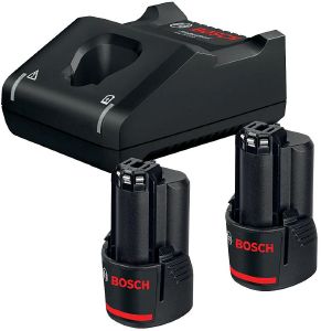  2  BOSCH PRO GBA 12V 3AH + 3AH +  GAL 12V-40 1600A019RD