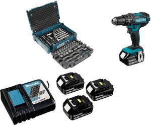   MAKITA 18V 3X 2AH + 120  E-08713 +  DHP482JX13