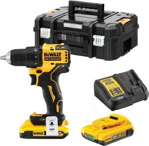 DEWALT ΔΡΑΠΑΝΟΚΑΤΣΑΒΙΔΟ ΜΠΑΤΑΡΙΑΣ DEWALT 18V BRUSHLESS 2X 2AH ΒΑΛΙΤΣΑ DCD708D2T