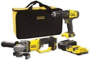 SET ����������������+�������� ������ ��������� STANLEY FATMAX 20V 2X2AH LI-ION ������ SFMCK471D2S-Q