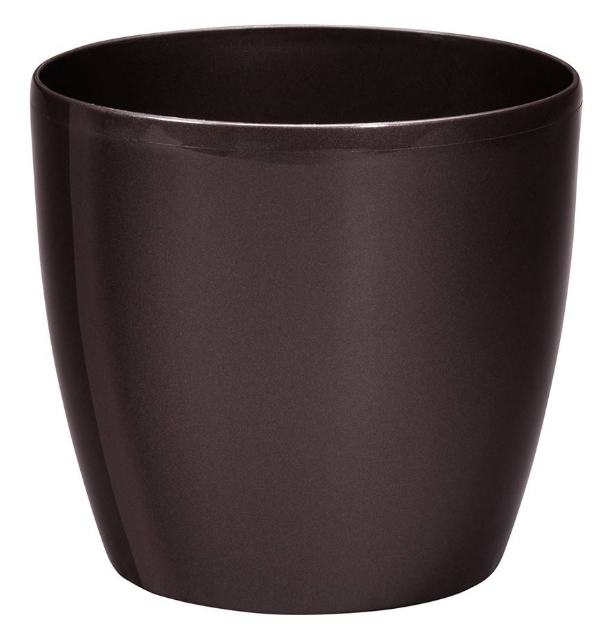 PLUS4U COLLECTION ΚΑΣΠΩ ROTO BRILLANTE ΚΑΦΕ ΓΥΑΛΙΣΤΕΡΟ (Φ28 CM)