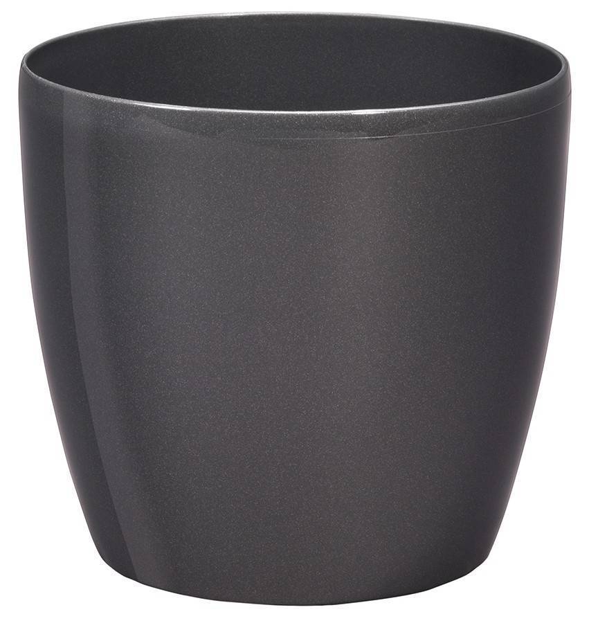 PLUS4U COLLECTION ΚΑΣΠΩ ROTO BRILLANTE ΑΝΘΡΑΚΙ ΓΥΑΛΙΣΤΕΡΟ (Φ28 CM)