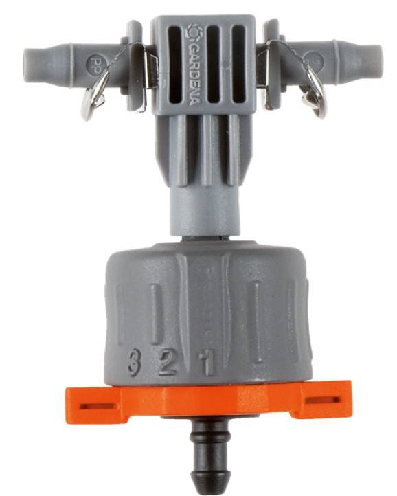 ΡΥΘΜΙΖΟΜΕΝΟΣ ΕΝΔΙΑΜΕΣΟΣ ΣΤΑΛΑΚΤΗΣ GARDENA 1-8 LT/H (5 ΤΜΧ)