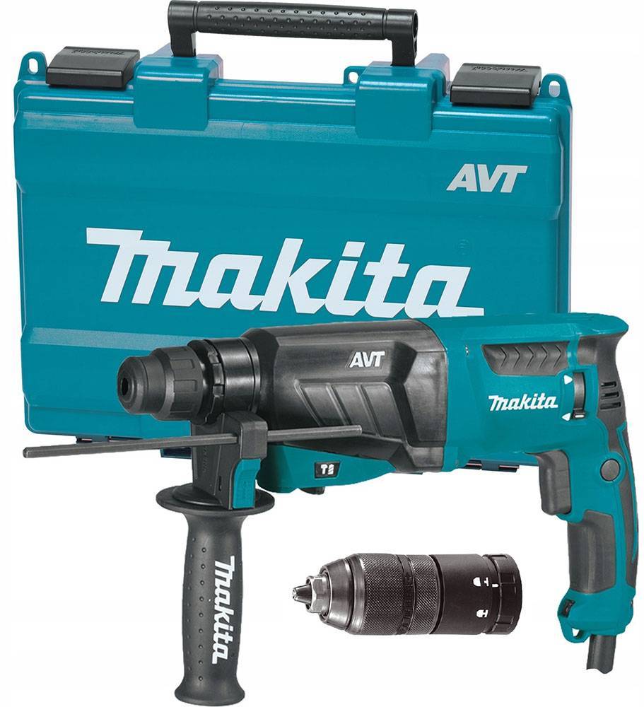 MAKITA ΠΙΣΤΟΛΕΤΟ ΗΛΕΚΤΡΙΚΟ ΠΝΕΥΜΑΤΙΚΟ MAKITA 26MM 800WATT SDS PLUS AVT ΜΕ ΤΑΧΥΤΣΟΚ HR2631FT