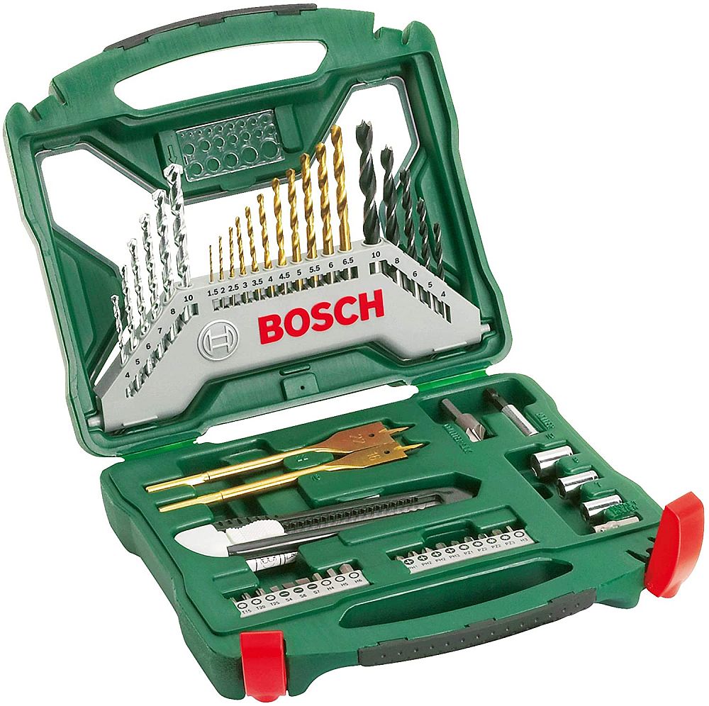 BOSCH ΣΕΤ 50 ΤΕΜΑΧΙΩΝ ΤΡΥΠΑΝΙΑ + ΚΑΡΥΔΑΚΙΑ + ΜΥΤΕΣ + ΚΟΠΙΔΙ BOSCH TITANIUM X-LINE 2607019327
