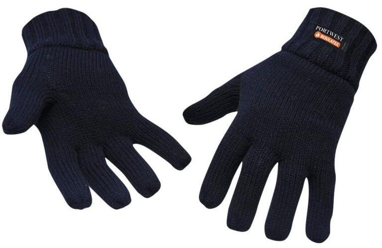 OEM ΓΑΝΤΙΑ ΠΛΕΧΤΑ PORTWEST GL13 INSULATED ΜΠΛΕ ΣΚΟΥΡΟ