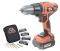     14,4V BLACK & DECKER HP148F4LBK+SET1LE10