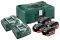   METABO LIHD 4 X 8.0 AH + 2 X ASC 145 + METALOC (6.85135.00)