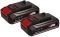 SET 2  EINHELL LI-ION 18V 2 2.5AH L...