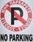 �������� PVC ��� ��������� - NO PARKING