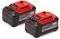 SET 2  EINHELL PCX LI-ION 18V 2 5.2...