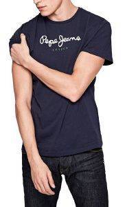 T-SHIRT PEPE JEANS EGGO PM500465 ΣΚΟΥΡΟ ΜΠΛΕ (S) T-SHIRT PEPE JEANS EGGO PM500465 ΣΚΟΥΡΟ ΜΠΛΕ (S)