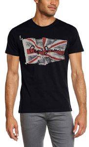 T-SHIRT PEPE JEANS FLAG LOGO PM505671 ΜΑΥΡΟ (S) T-SHIRT PEPE JEANS FLAG LOGO PM505671 ΜΑΥΡΟ (S)