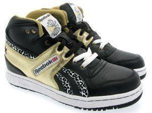 REEBOK �������� PRO LEGACY MID LEOPARD BLK/GLD (�UR:40.5, USA:9.5)