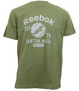 REEBOK ������� BIG LOGO T DEFENSE GREEN (S)